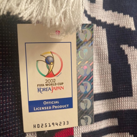 FIFA England 2002 Scarf - Korea Japan - FIFA Official Licensed - NWT - Picture 6 of 8